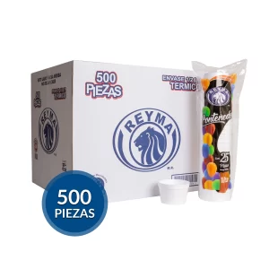 ENVASE 1/2 LITRO 16 OZ BLANCO TERMICO REYMA