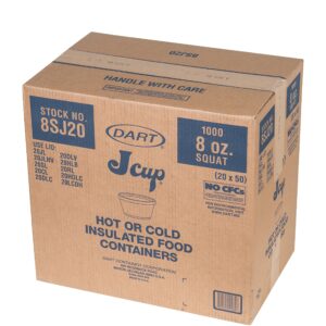 ENVASE TERMICO 8 OZ EXTRA BAJO 8SJ20 DART CAJA