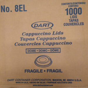 TAPA BLANCA PARA CAPUCCINO 8EL DART CAJA