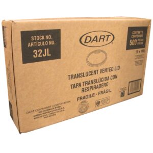 TAPA CON RESPIRADERO 32 OZ 32JL DART CAJA