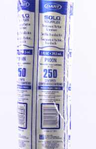 SOUFFLE 1 OZ P100N DART PAQUETE 10/250