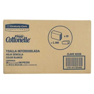 TOALLA INTERDOBLADA 100 HOJAS 92230 COTONELLE